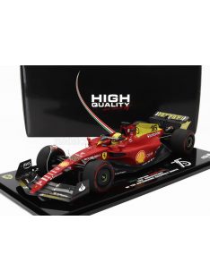   Bbr-Models - FERRARI F1-75 SCUDERIA FERRARI N 16 2nd MONZA ITALY (POLE POSITION) GP 2022 CHARLES LECLERC - 100th ANNIVERSARY AUTODROMO NAZIONALE MONZA RED YELLOW