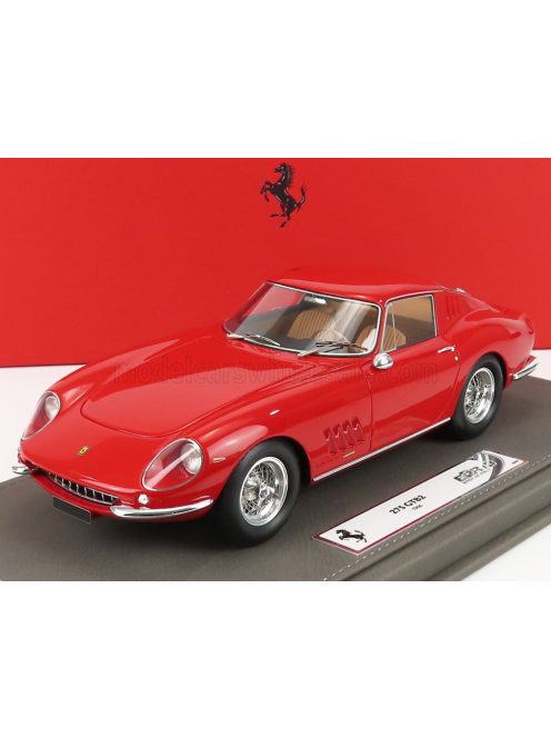 Bbr-Models - FERRARI 275 GTB2 COUPE 1966 - CON VETRINA - WITH SHOWCASE RED