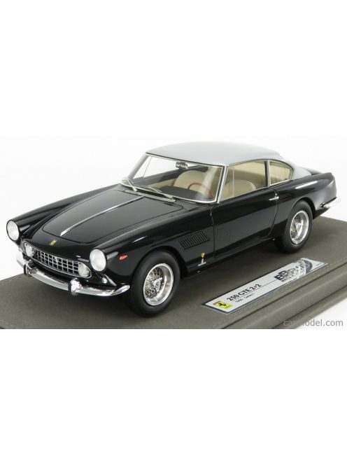 Bbr-Models - Ferrari 250 Gte 2+2 S/N 2999Gt 1-Series 1960 - Con Vetrina - With Showcase Black Met Silver