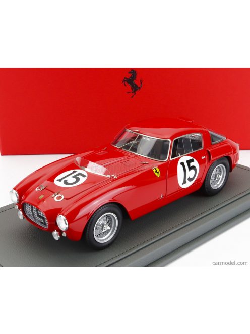 Bbr-Models - Ferrari 340Mm 4.1L V12 S/N0320 Team Scuderia Ferrari N 15 24H Le Mans 1953 P.Marzotto - G.Marzotto - Con Vetrina - With Showcase Red