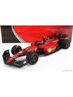   Bbr-Models - Ferrari F1-75 Team Scuderia Ferrari N 55 2Nd Bahrain Gp 2022 Carlos Sainz Red