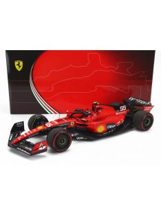   Bbr-Models - FERRARI F1  SF-23 TEAM SCUDERIA FERRARI N 55 4th BAHRAIN GP 2023 CARLOS SAINZ RED BLACK