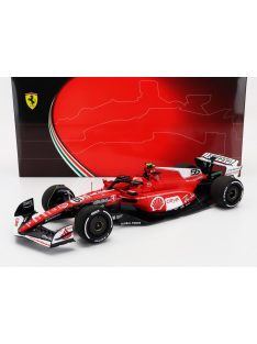   Bbr-Models - FERRARI F1  SF-23 TEAM SCUDERIA FERRARI N 55 LAS VEGAS USA GP 2023 CARLOS SAINZ RED WHITE BLACK