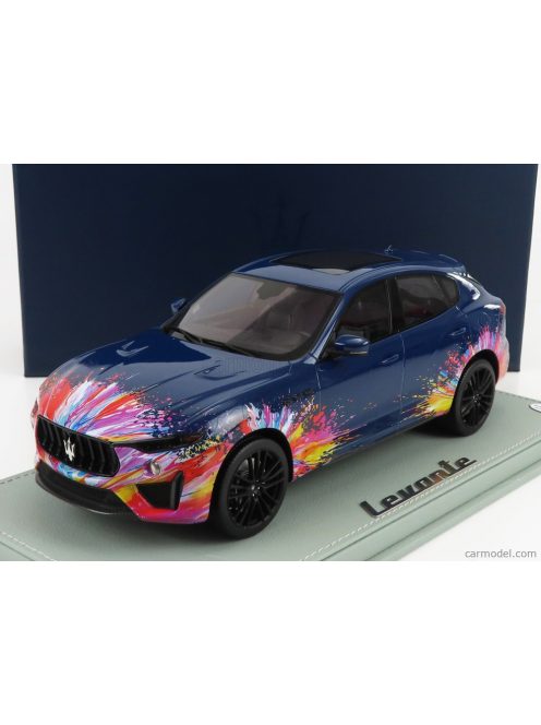 Bbr-Models - Maserati Levante Trofeo 2021 - Fuoriserie Edition - Con Vetrina - With Showcase Blue