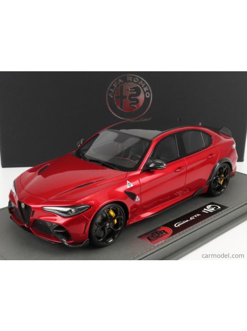 Bbr-Models - Alfa Romeo Giulia Gta 2020 - Con Vetrina - With Showcase Rosso Gta - Red Met