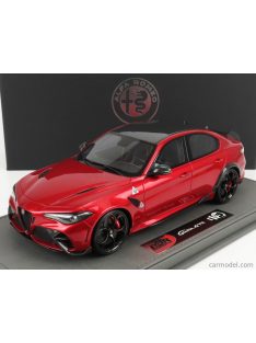   Bbr-Models - Alfa Romeo Giulia Gta 2020 - Con Vetrina - With Showcase Rosso Gta - Red Met