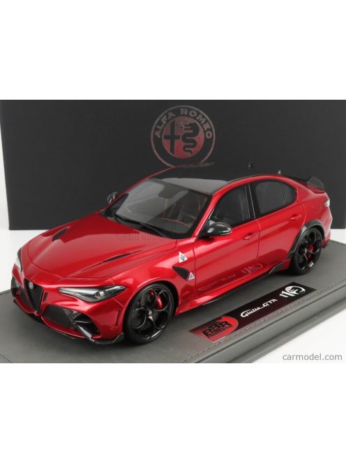 Bbr-Models - Alfa Romeo Giulia Gta 2020 - Con Vetrina - With Showcase Rosso Gta - Red Met