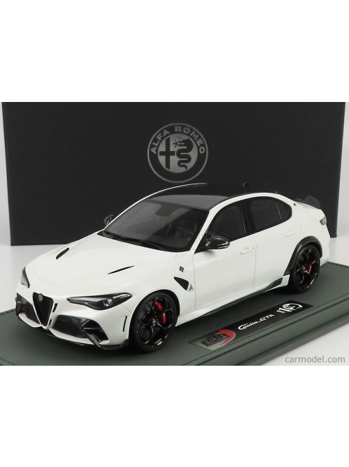 Bbr-Models - Alfa Romeo Giulia Gta 2020 - Con Vetrina - With Showcase Bianco Trofeo - White