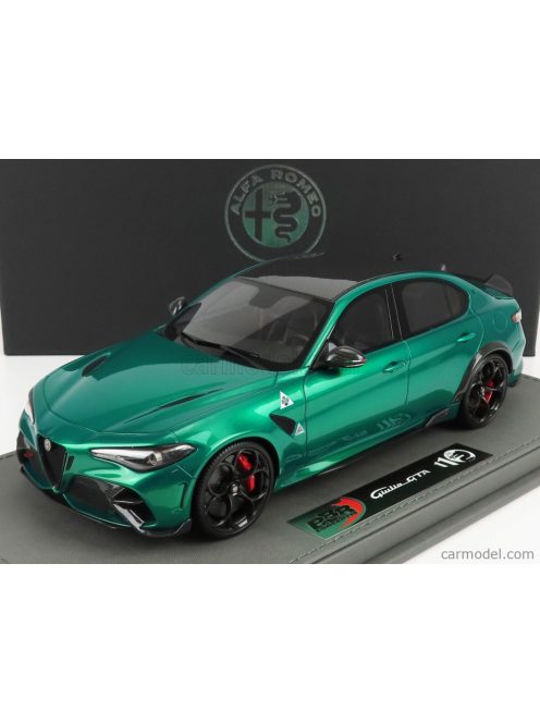 Bbr-Models - Alfa Romeo Giulia Gta 2020 - Con Vetrina - With Showcase Verde Montreal - Green Met