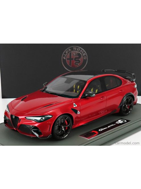 Bbr-Models - Alfa Romeo Giulia Gtam 2020 - Con Vetrina - With Showcase Rosso Gta - Red Met