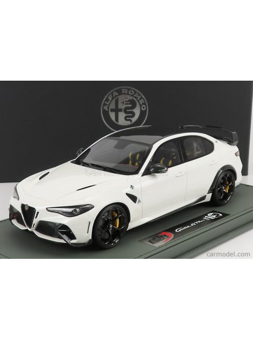 Bbr-Models - Alfa Romeo Giulia Gtam 2020 - Con Vetrina - With Showcase Bianco Trofeo - White