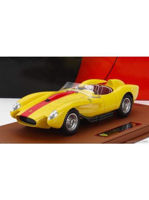 Bbrmodels - Ferrari 250Tr Testarossa Spider 1957 - Con Vetrina - With Showcase Yellow Red