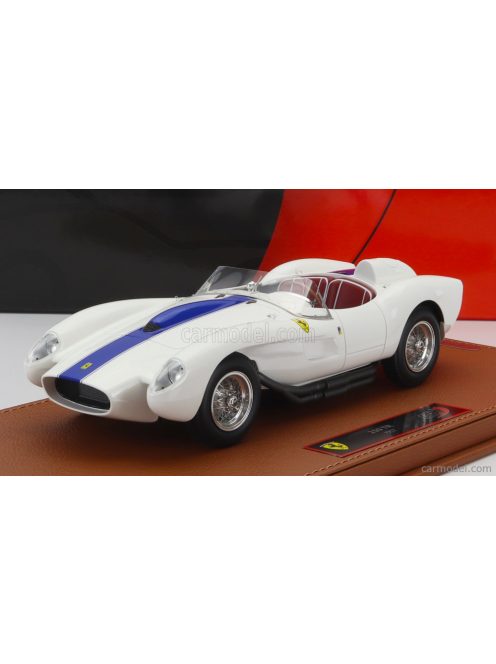 Bbrmodels - Ferrari 250Tr Testarossa Spider 1957 - Con Vetrina - With Showcase White Blue