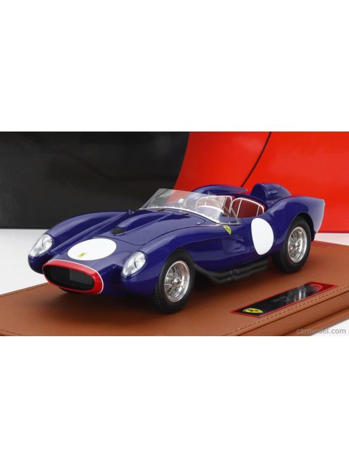 Bbrmodels - Ferrari 250Tr Testarossa N 0 Spider 1957 - Con Vetrina - With Showcase Blue White