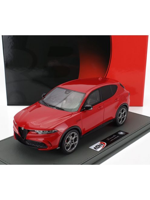 Bbr-Models - ALFA ROMEO TONALE VELOCE PLUG-IN HYBRID 2023 - CON VETRINA - WITH SHOWCASE ROSSO ALFA - RED