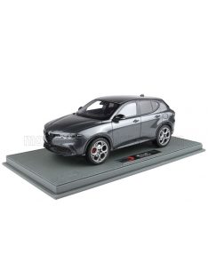   Bbr-Models - ALFA ROMEO TONALE VELOCE PLUG-IN HYBRID 2023 - CON VETRINA - WITH SHOWCASE GRIGIO VESUVIO - GREY MET