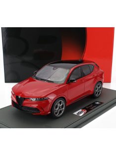   Bbr-Models - ALFA ROMEO TONALE TRIBUTO BLACK ROOF 2023 - CON VETRINA - WITH SHOWCASE ROSSO ALFA - RED