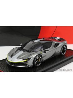   Bbr-Models - Ferrari Sf90 Stradale Hybrid 1000Hp Pack Fiorano 2020 Grey Met - Silver