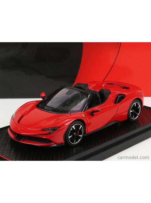 Bbr-Models - Ferrari Sf90 Stradale Hybrid Spider 1000Hp Open Roof 2020 Rosso Corsa - Red