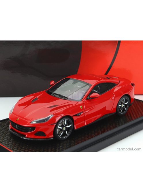 Bbr-Models - Ferrari Portofino M (Modificata) Spider Closed Roof 2020 Rosso Corsa - Red