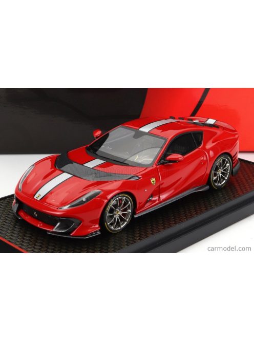 Bbr-Models - Ferrari 812 Competizione 2021 Rosso Corsa 322 - Silver Red