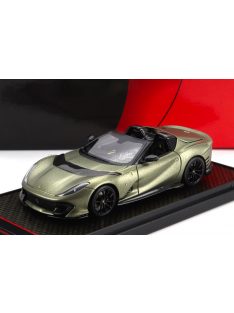   Bbr-Models - FERRARI 812 COMPETIZIONE A SPIDER 2022 - BLACK WHEELS VERDE MANZONI - MATT GREEN