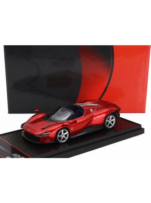 Bbr-Models - FERRARI DAYTONA SP3 OPEN ROOF ICONA 2022 ROSSO METALIZZATO - RED MET