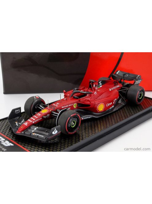 Bbr-Models - Ferrari F1-75 Team Scuderia Ferrari N 16 Winner Bahrain Gp 2022 Charles Leclerc Red