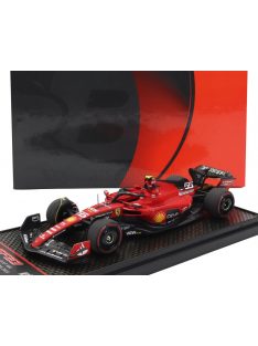   Bbr-Models - FERRARI F1  SF-23 TEAM SCUDERIA FERRARI N 55 4th BAHRAIN GP 2023 CARLOS SAINZ RED BLACK