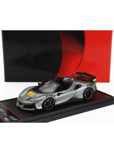   Bbr-Models - FERRARI SF90 XX STRADALE SPIDER 2024 GRIGIO COMPETIZIONE - GREY YELLOW BLACK