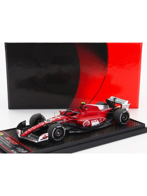 Bbr-Models - FERRARI F1  SF-23 TEAM SCUDERIA FERRARI N 55 LAS VEGAS USA GP 2023 CARLOS SAINZ RED WHITE BLACK