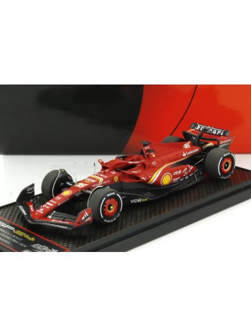 Bbr-Models - FERRARI F1  SF-24 TEAM SCUDERIA FERRARI N 16 AUSTRALIAN GP 2024 CHARLES LECLERC RED BLACK