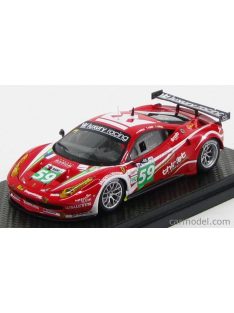   Bbr-Models - Ferrari 458 Italia 8C Gt2 Luxury Racing N 59 24H Le Mans 2011 Ortelli - Makowiecki - Melo Red White