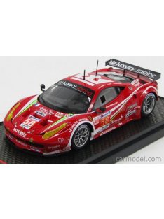   Bbr-Models - Ferrari 458 Italia Gt2 Gte Am Luxury Racing N 58 Retired 24H Le Mans 2012 G.Jeannette - P.Ehret - P.Montecalvo Red White