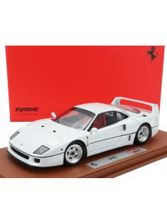   Bbr-Models - FERRARI F40 1987 - CON VETRINA - WITH SHOWCASE WHITE MET