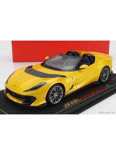   Bbr-Models - Ferrari 812 Competizione A Spider 2022 - Con Vetrina - With Showcase Giallo Tristrato - Yellow Met