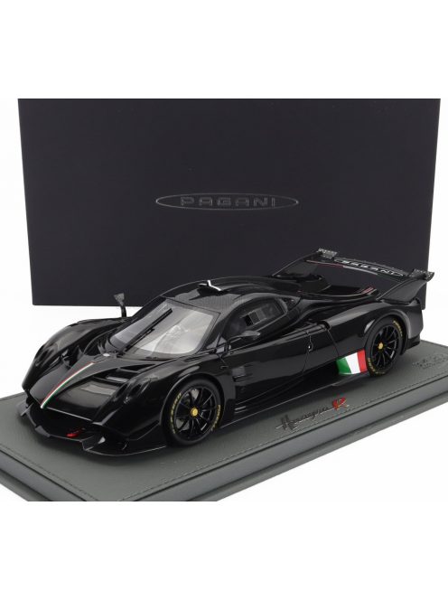 Bbr-Models - PAGANI HUAYRA R 2021 - CON VETRINA - WITH SHOWCASE NERO LUCIDO - BLACK