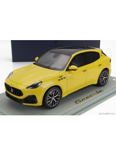   Bbr-Models - Maserati Grecale Trofeo Suv 2023 - Con Vetrina - With Showcase Giallo - Yellow