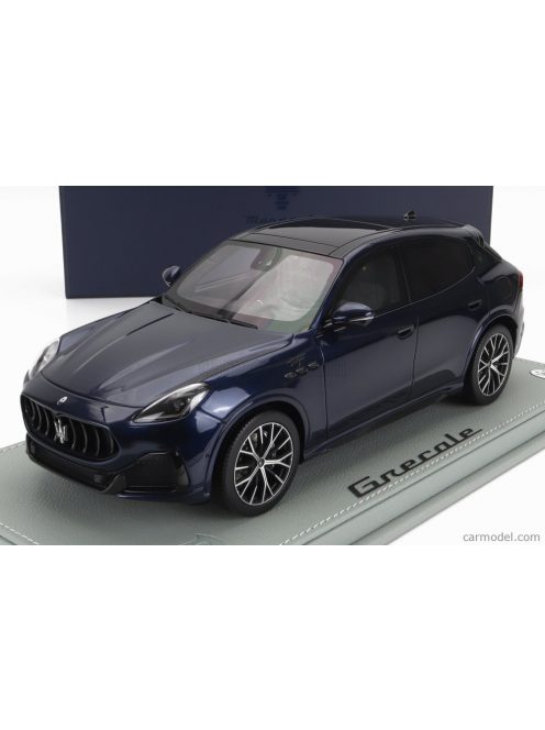 Bbr-Models - Maserati Grecale Trofeo Suv 2023 - Con Vetrina - With Showcase Blu Nobile - Blue Met