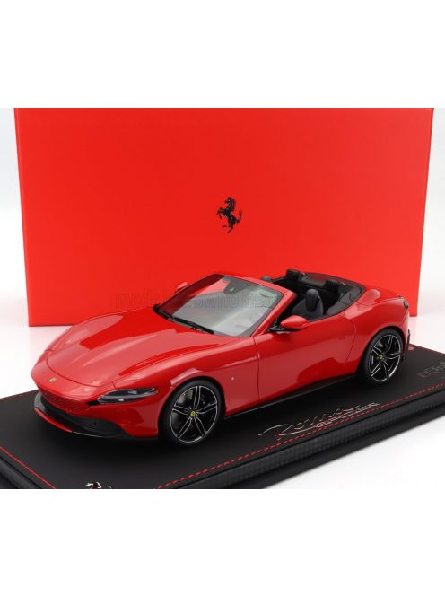 Bbr-Models - FERRARI ROMA SPIDER OPEN 2020 - CON VETRINA - WITH SHOWCASE ROSSO CORSA 322 - RED