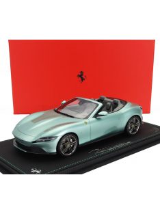   Bbr-Models - FERRARI ROMA SPIDER OPEN 2020 - CON VETRINA - WITH SHOWCASE VERDE TEVERE - GREEN MET