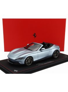   Bbr-Models - FERRARI ROMA SPIDER OPEN 2020 - CON VETRINA - WITH SHOWCASE GRIGIO ALLOY - GREY