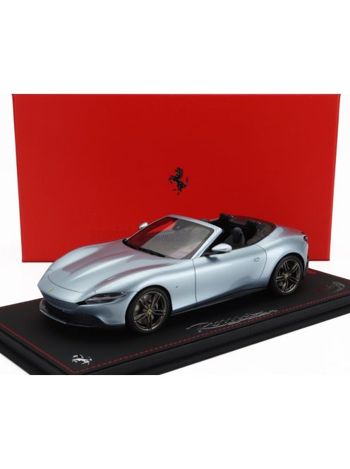 Bbr-Models - FERRARI ROMA SPIDER OPEN 2020 - CON VETRINA - WITH SHOWCASE GRIGIO ALLOY - GREY