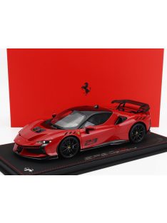   Bbr-Models - FERRARI SF90 XX STRADALE N 23 2024 - CON VETRINA - WITH SHOWCASE ROSSO CORSA 322 - RED