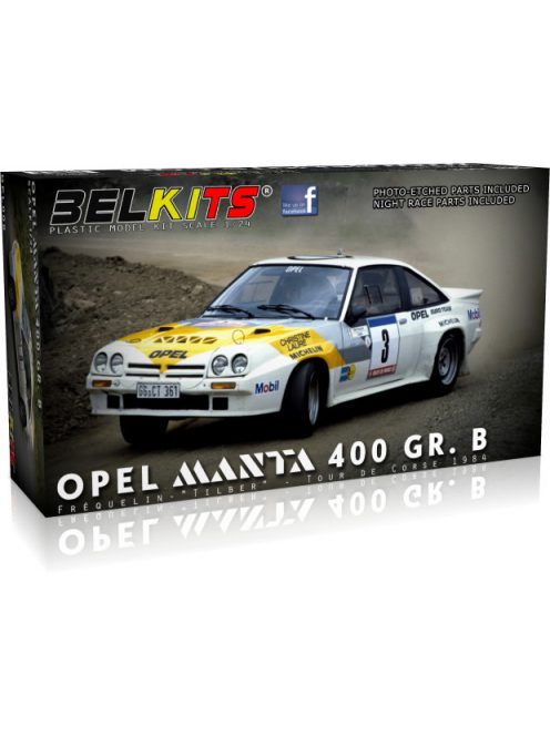 BELKITS - OPEL MANTA 400 GR.B Tour de corse 1984 Frequelin -"Tilber"