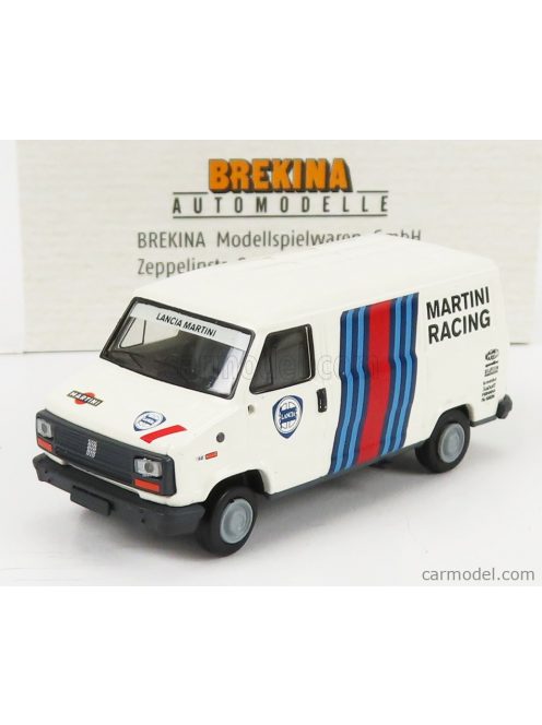 Brekina Plast - Fiat Ducato Van Martini Racing 1981 White Blue Red