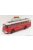 Brekina Plast - Fiat 306/3 Autobus Linea Autostradale 1962 Red Grey