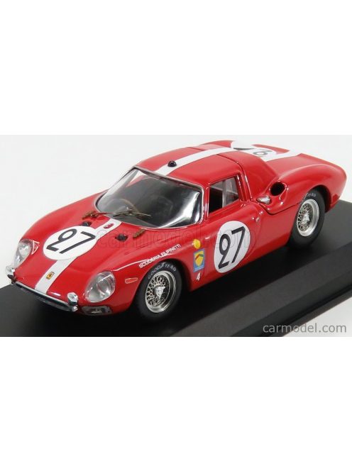 Best-Model - Ferrari 250Lm Scuderia Filipinetti N 27 24H Le Mans 1965 A.Boller - D.Spoerry Red White