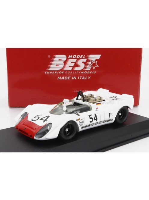 Best-Model - PORSCHE 908/02 SPIDER N 54 6h BRANDS HATCH 1969 G.MITTER - U.SCHUTZ WHITE RED