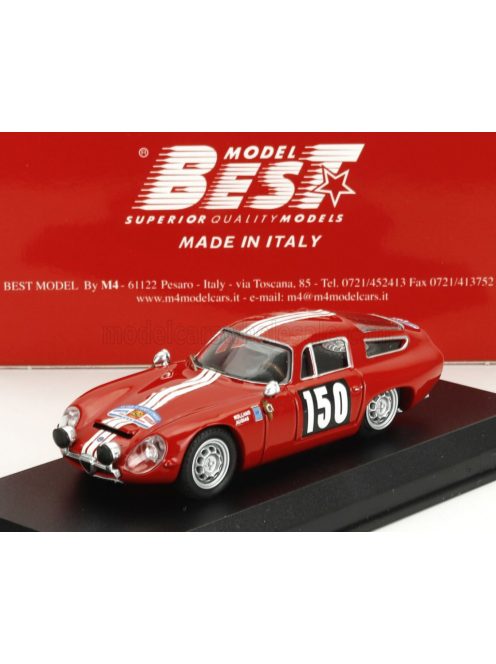 Best-Model - ALFA ROMEO GIULIA TZ N 150 TOUR DE FRANCE 1964 JEAN ROLLAND - GABRIEL AUGIAS RED